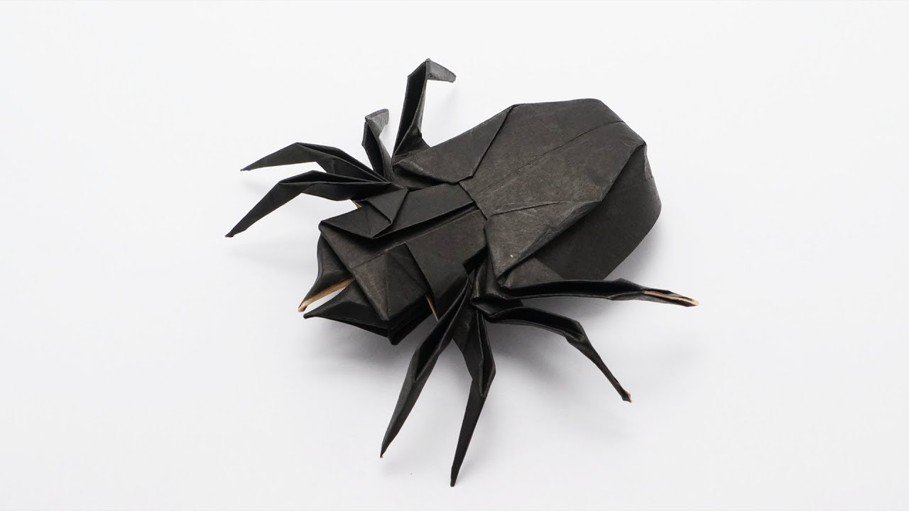 How To Make An Origami Spider Origami Spider Traditional Jo Nakashima Halloween
