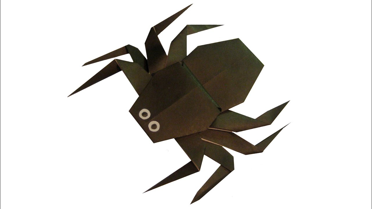 How To Make An Origami Spider Origami Spider