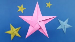 How To Make An Origami Star How To Make Origami Star Five Pointed Paper Star Instructions