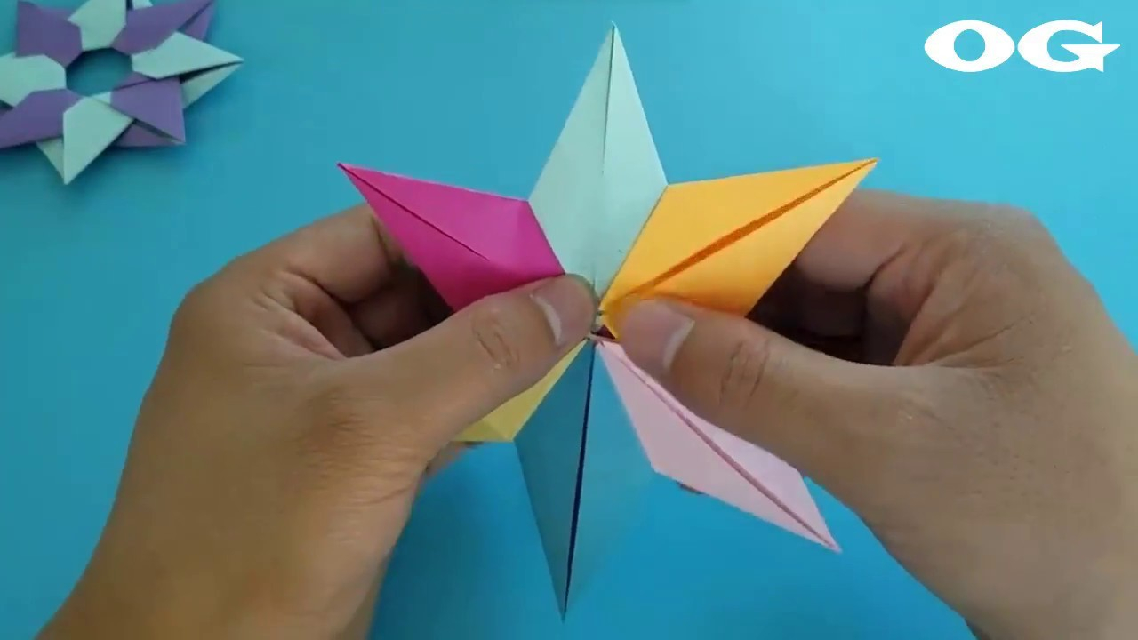 How To Make An Origami Star Of David Origami Star Of David Easy Origami Tutorial Seri