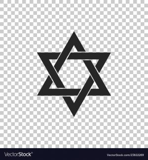 How To Make An Origami Star Of David Star Of David Icon On Transparent Background