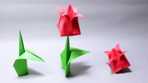 How To Make An Origami Tulip How To Make An Origami Tulip