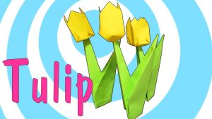 How To Make An Origami Tulip How To Make An Origami Tulip Flower With Stem Origami Wonderhowto
