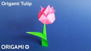 How To Make An Origami Tulip Origami Tulip