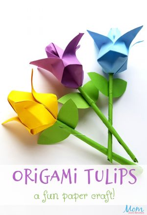 How To Make An Origami Tulip Origami Tulips A Fun Paper Craft