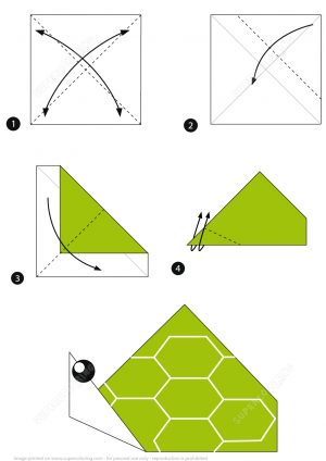 How To Make An Origami Turtle Step By Step How To Make An Origami Turtle Step Step Instructions Free