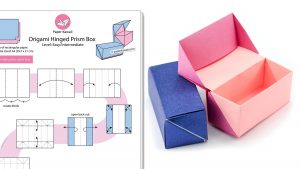 How To Make Easy Origami Box 38 Sharp Warnings Origami Rectangular Prism Instructions