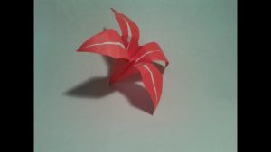 How To Make Easy Origami Flowers Origami How To Make An Easy Origami Flower Origami Instructions