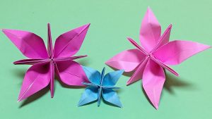 How To Make Flower Paper Origami How To Make A Paper Flower Origami Flower Tutorial Very Easy But Cute With One Piece Of Paper