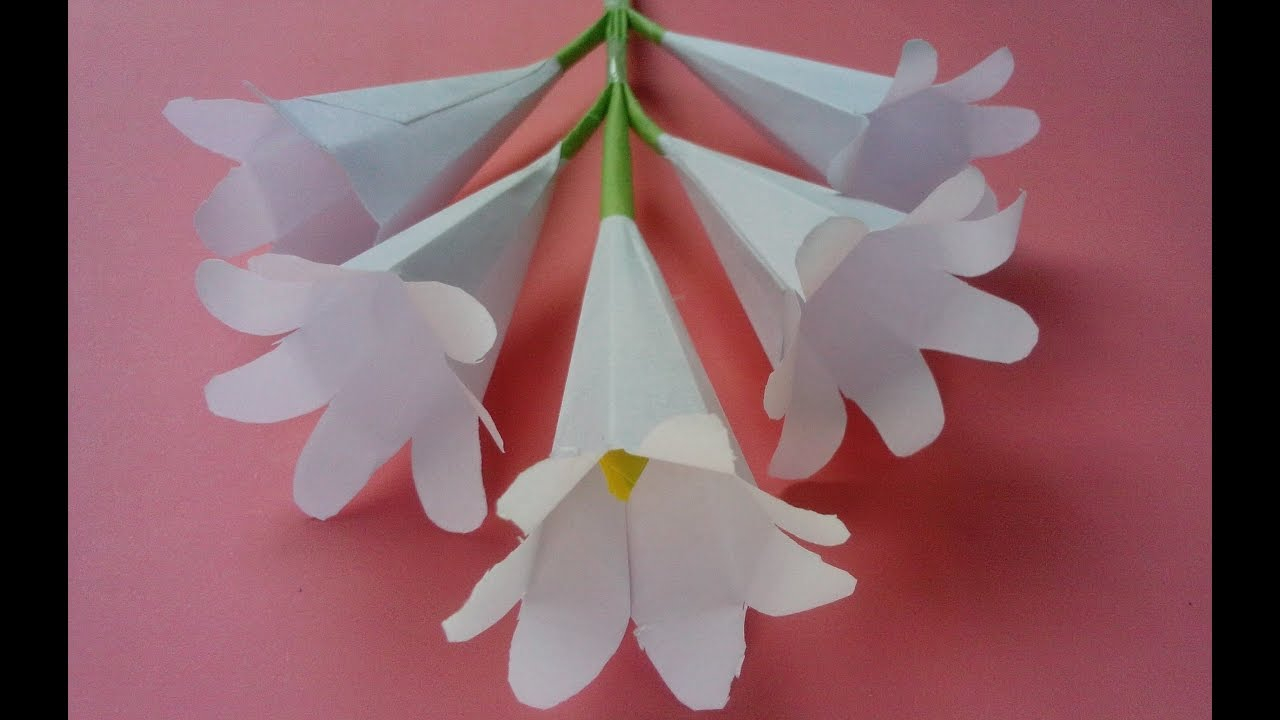 How To Make Flower Paper Origami How To Make Origami Paper Flowers Flower Making With Paper Tutorials