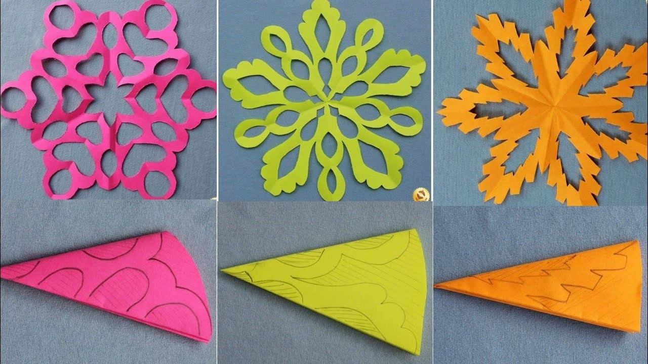 How To Make Flowers With Origami Origami Flower Making How To Make Paper Flowers For Wall Decoration