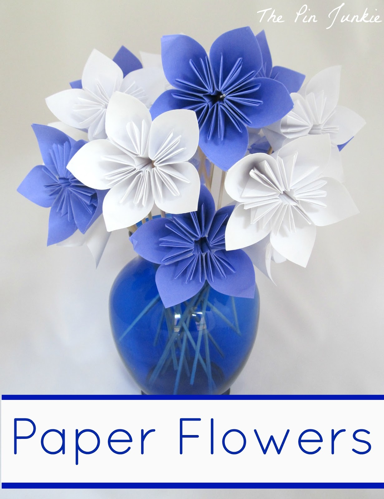 How To Make Flowers With Origami Paper Origami Flowers The Pin Junkie