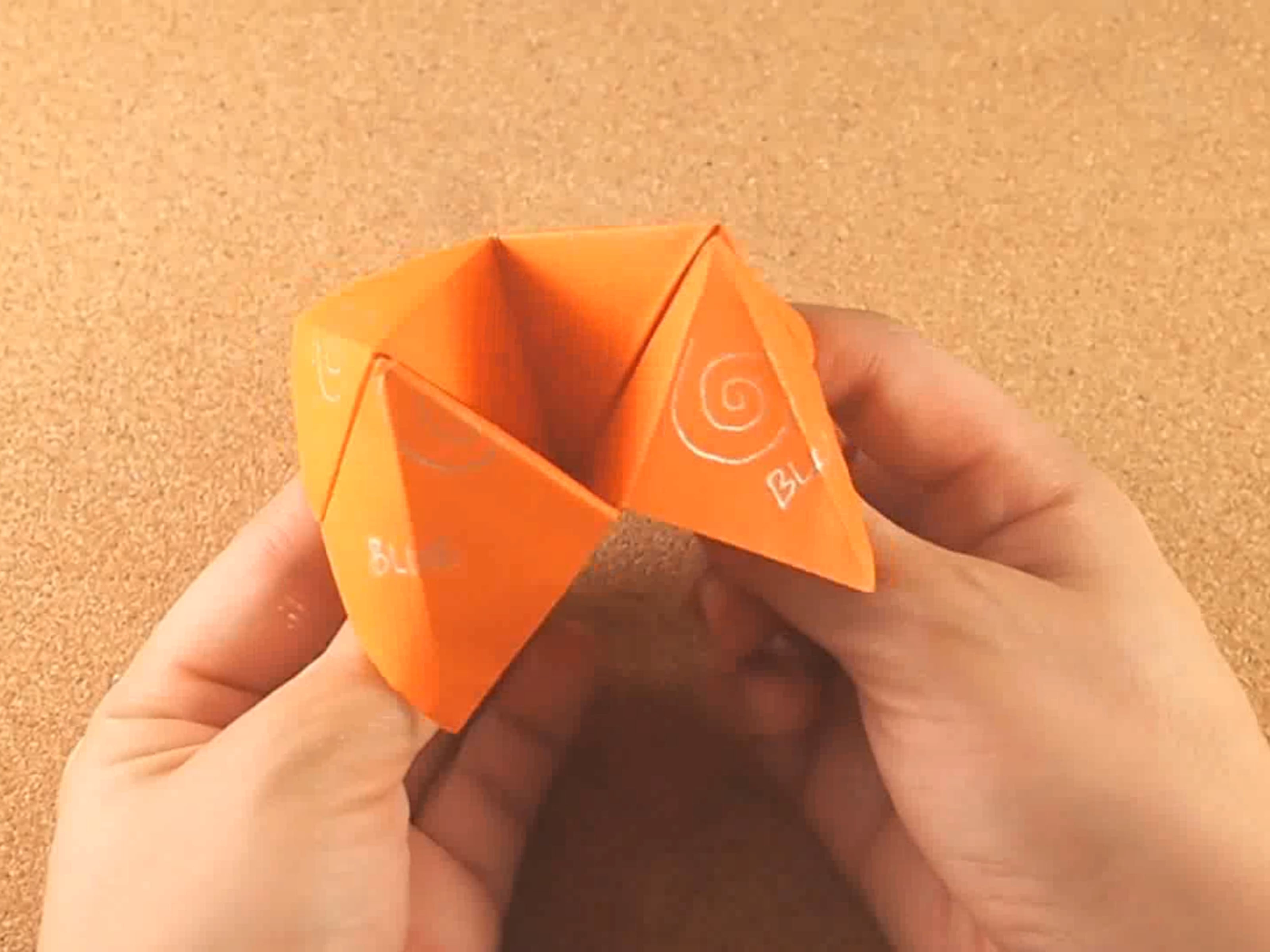 How To Make Fortune Teller Origami How To Make A Cootie Catcher Origami Fortune Teller 10 Steps