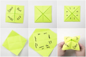 How To Make Fortune Teller Origami How To Make An Origami Cootie Catcher