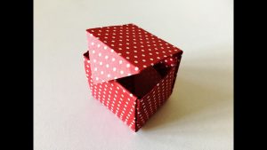 How To Make Origami Box Easy Easy Origami Box