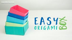 How To Make Origami Box Easy Easy Origami Box