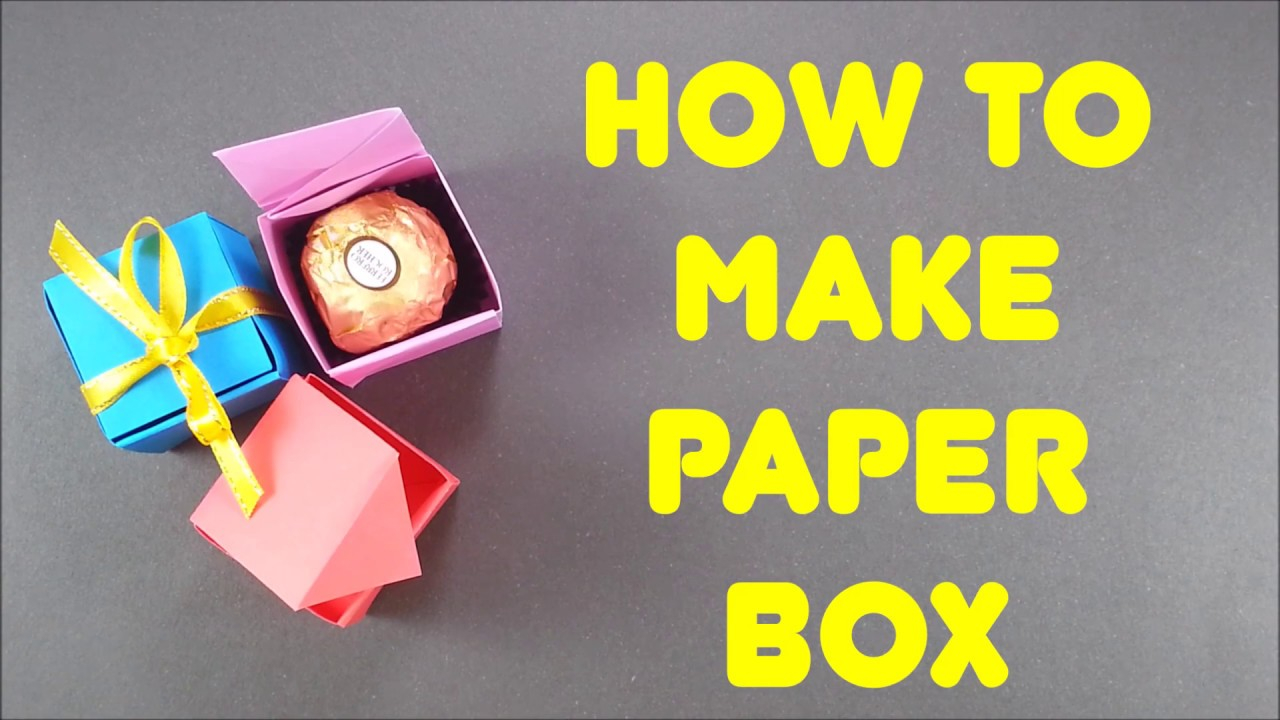 How To Make Origami Box Easy How To Make Paper Box Easy Origami Step Step Tutorial On How To