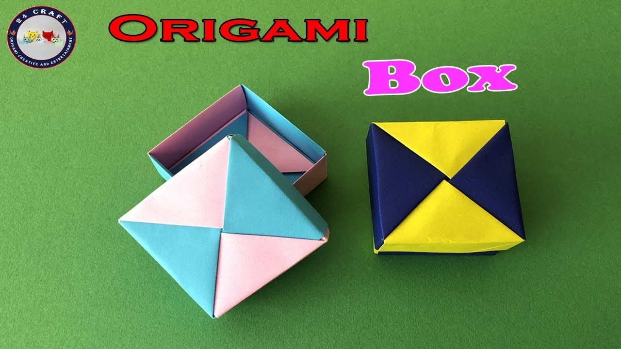 How To Make Origami Box Easy Origami Box Easy How To Make Origami Box Creative Ideas 24 Craft
