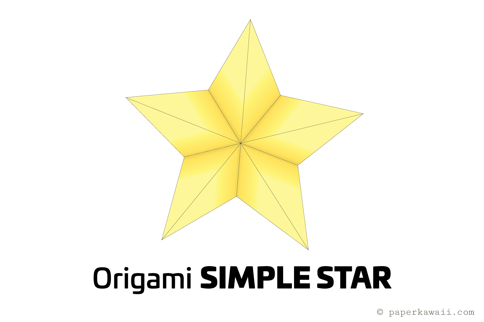 How To Make Origami Cake Easy Origami Star Tutorial