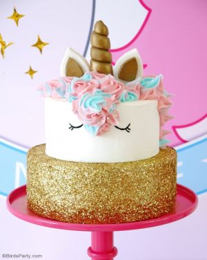 How To Make Origami Cake How To Make A Unicorn Birthday Cake Party Ideas Party Printables
