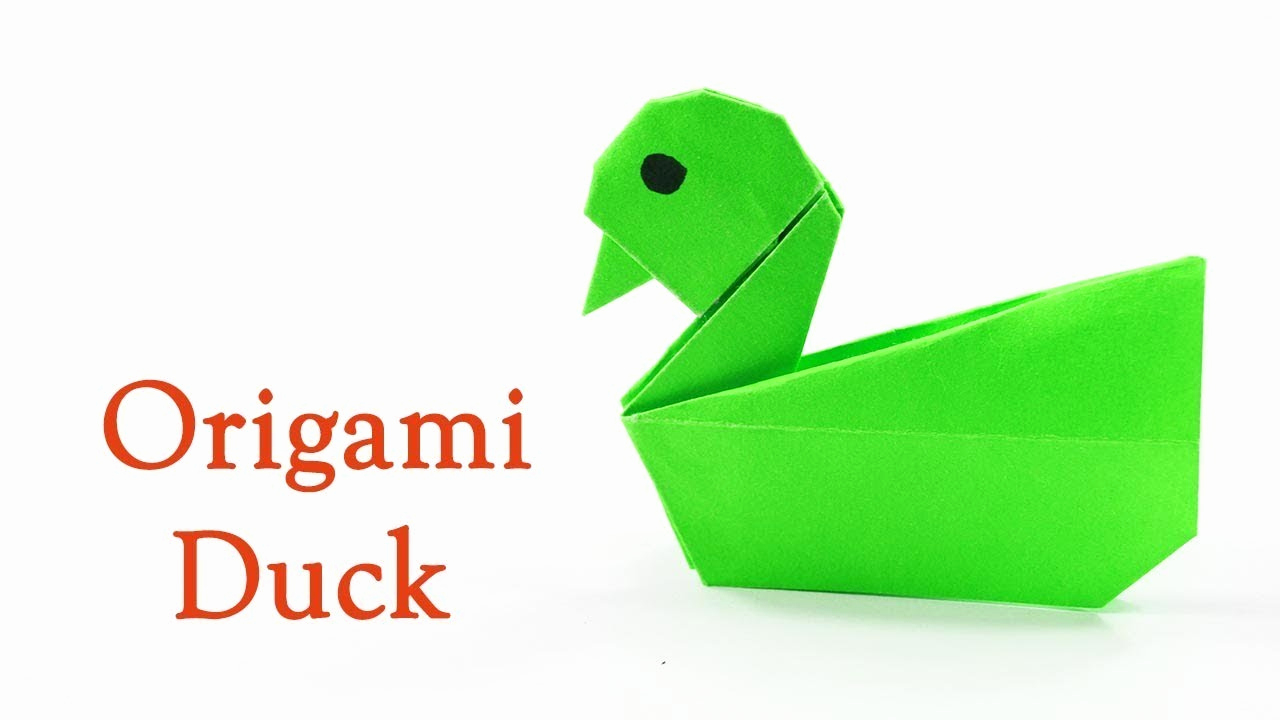 How To Make Origami Duck Chart Paper Ka Jhula Kaise Banaye Learn How To Make A Paper Duck