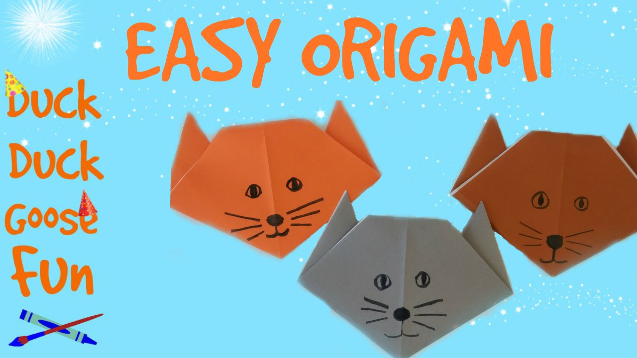 How To Make Origami Duck Easy Origami Duck Duck Goose Fun