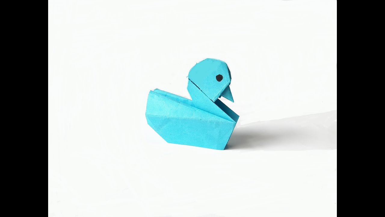 How To Make Origami Duck How To Make A Paper Duck Easy Origami