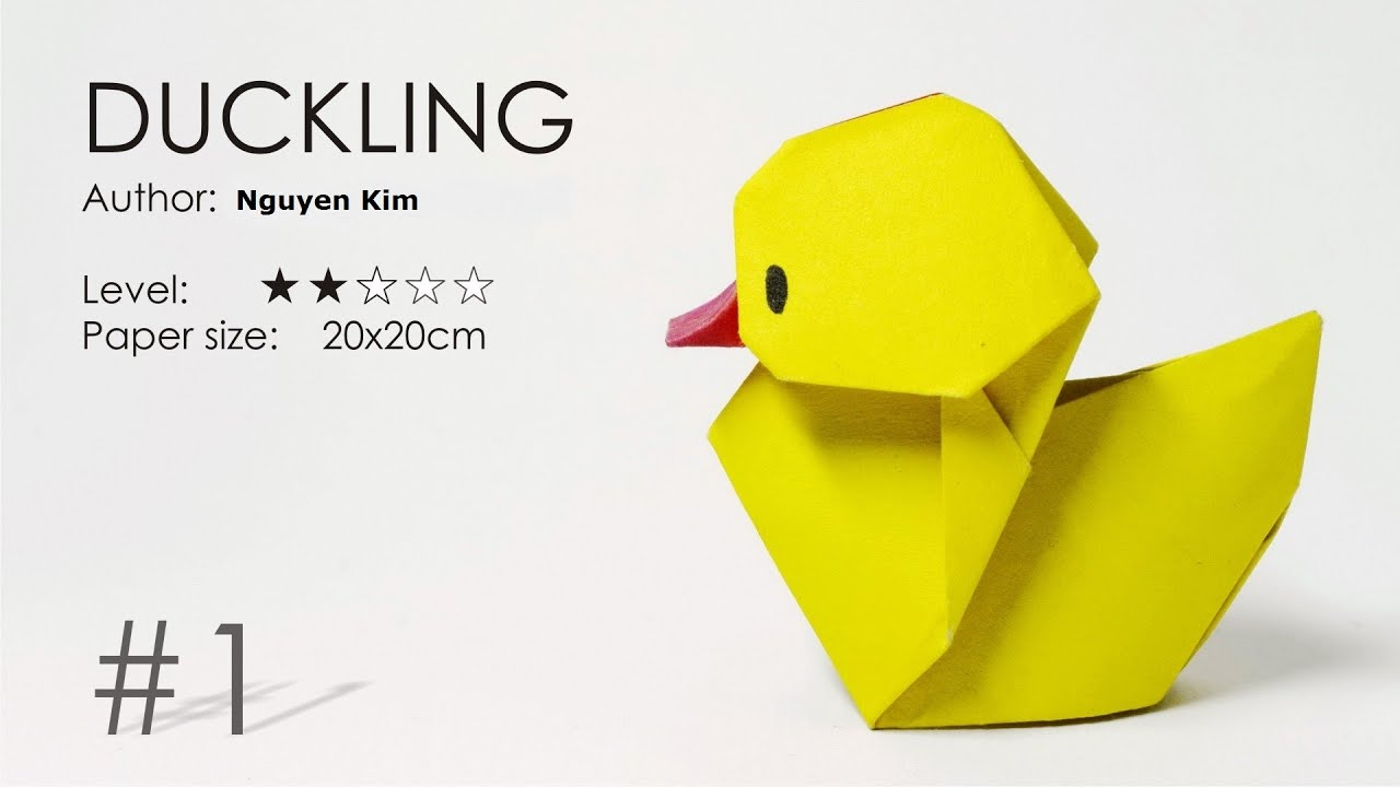 How To Make Origami Duck How To Make An Origami Duck Ba Ver2 Papercraftsquare