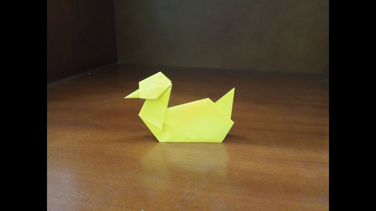 How To Make Origami Duck Origami Duck Easy How To Make Duck Easy