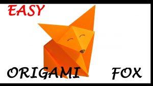 How To Make Origami Fox How To Make An Origami Fox