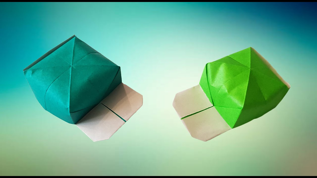 How To Make Origami Hat Easy Origami Hat Tutorial Robert J Lang