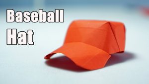 How To Make Origami Hat Paper Cap Origami Baseball Cap Tutorial Diy Henry Phm