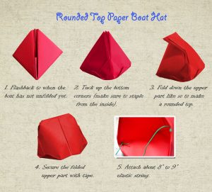 How To Make Origami Hat Paper Hat Craft Craftventure Time Diy Fruit And Veggies Hats From