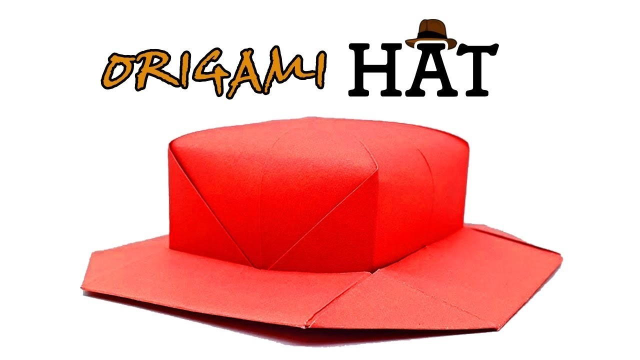 How To Make Origami Hat Simple Origami Hat How To Make Cute Paper Hat Simple And Easy