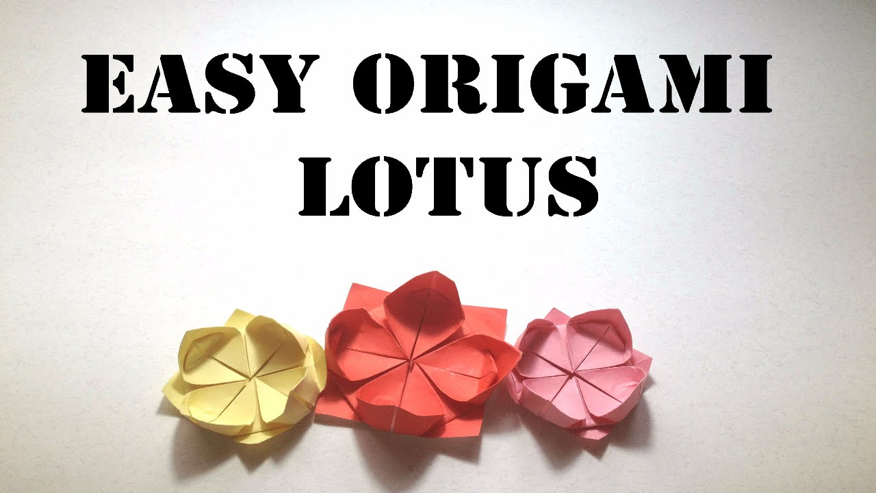 How To Make Origami Lotus Flower Video Easy Origami Lotus Flower Origami Tutorials For Beginners Diy Origami Flower Craft Haven