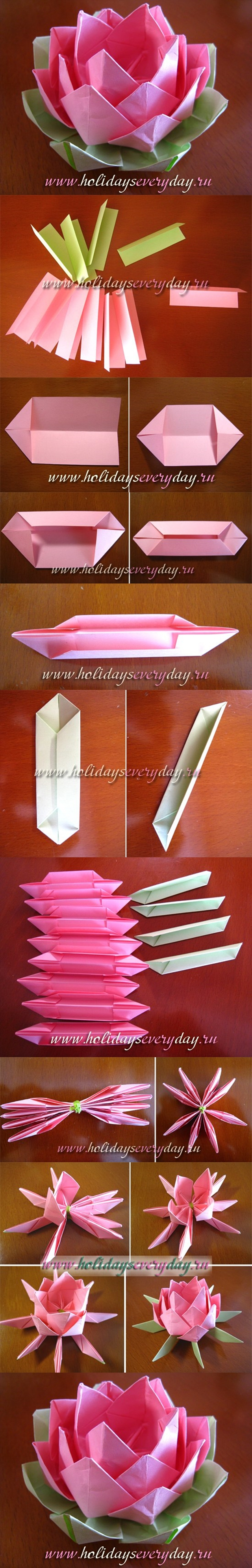 How To Make Origami Lotus Flower Video How To Make An Easy Paper Lotus Flower Flowers Healthy