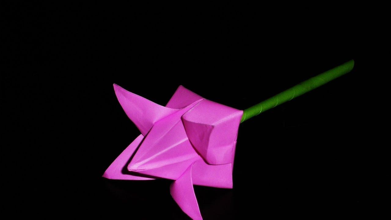 How To Make Origami Lotus Flower Video How To Make Paper Flower Origami Lotus Flower