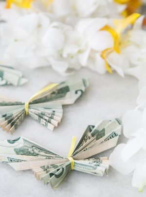 How To Make Origami Money Lei Money Origami Butterfly Lei For Graduation Sugar And Charm