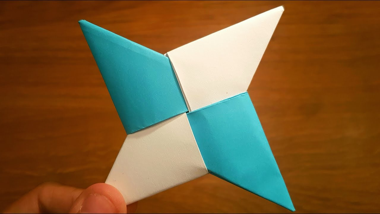 How To Make Origami Ninja Star How To Make A Paper Ninja Star Shuriken Origami Remake