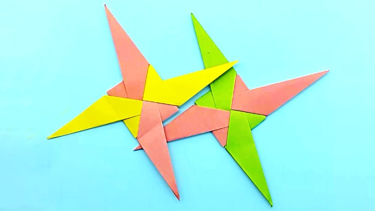 How To Make Origami Ninja Star How To Make Origami Ninja Star Different Way Easy Paper Ninja Star