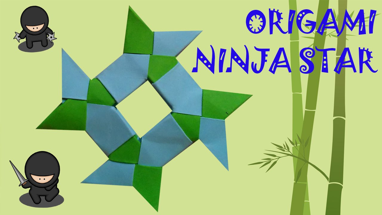 How To Make Origami Ninja Star Origami Ninja Star Shuriken Origami Easy