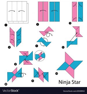 How To Make Origami Ninja Star Step Instructions How To Make Origami A Ninja Star