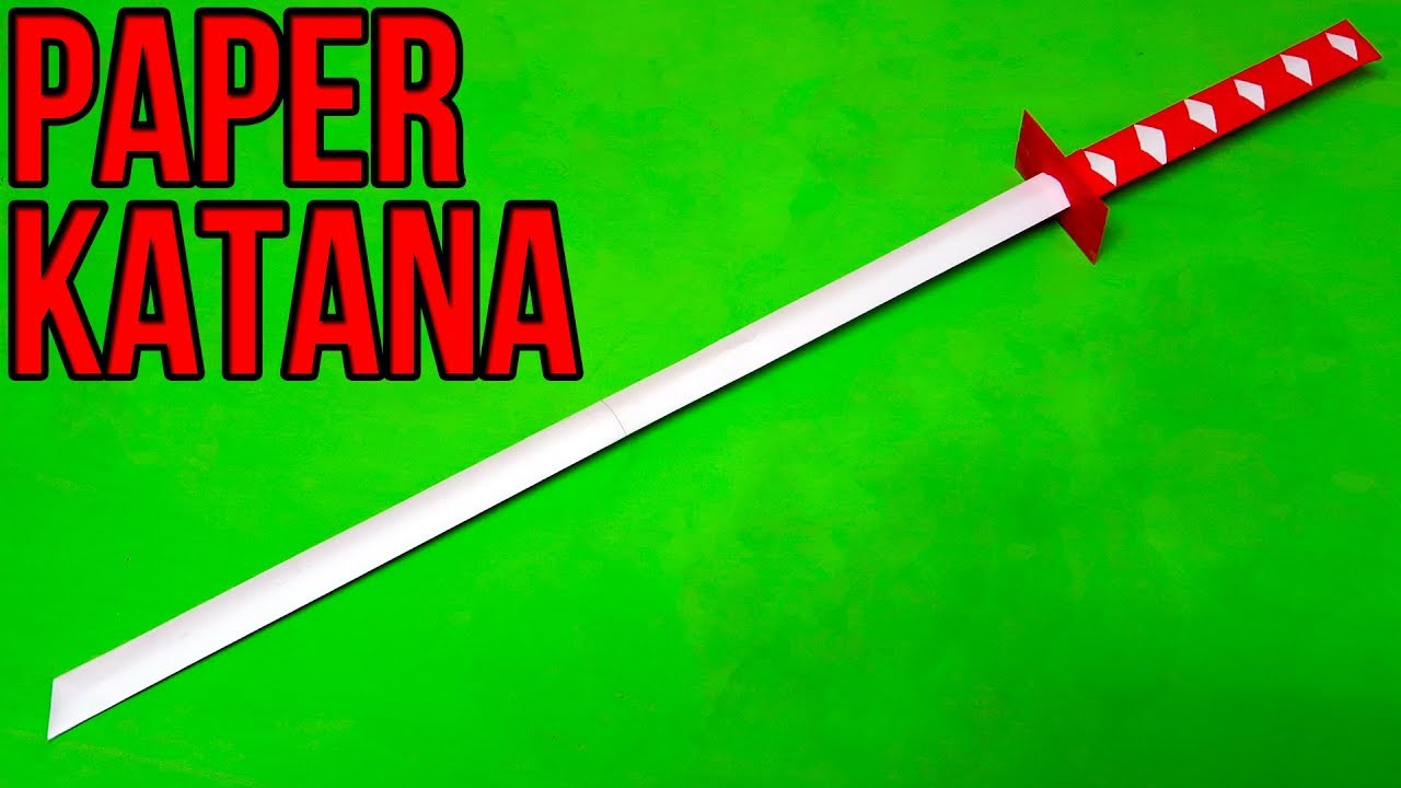 How To Make Origami Ninja Weapons How To Make A Paper Sword Japanese Katana Sword