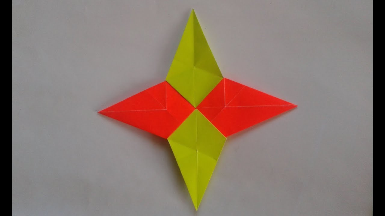 How To Make Origami Ninja Weapons Origami Ninja Star Weapon
