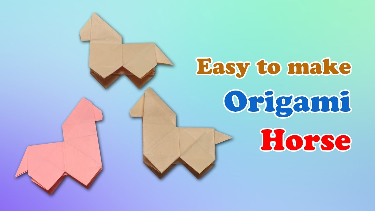 How To Make Origami Owl How To Craft An Origami Horse Instructions Fold Paper Horse With Easy Origami Owl Step Step