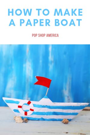 How To Make Origami Paper Boat How To Make A Paper Boat With A Flag Lifesaver
