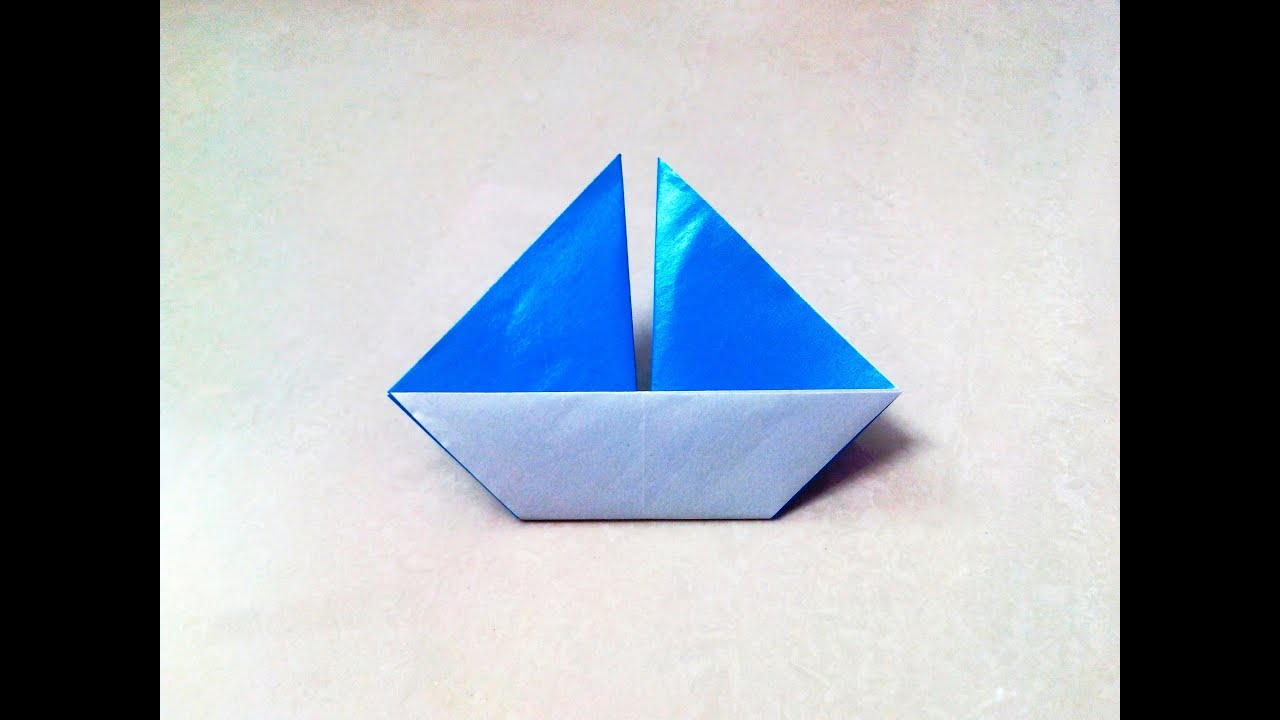 How To Make Origami Paper Boat How To Make An Origami Paper Boat 2d 1 Origami Paper Folding Craft Videos Tutorials