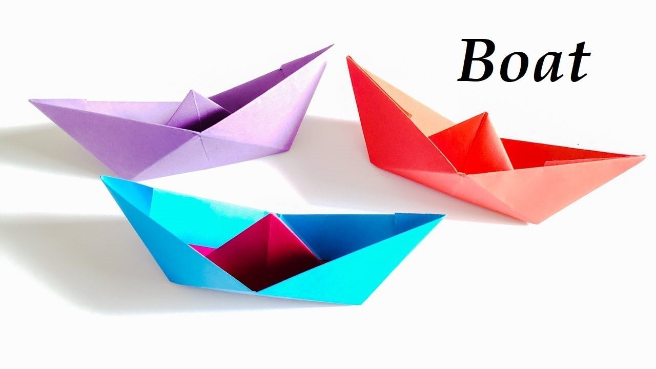 How To Make Origami Paper Boat How To Make Origami Paper Boat Origami Boat Origami Paper Boat For Kids