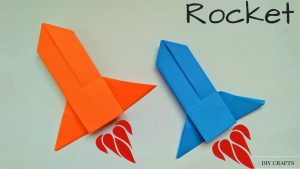 How To Make Origami Rocket Origami Rocket How To Make A Paper Rocket Launcherspaceship Easy Origami Rocket Instructions