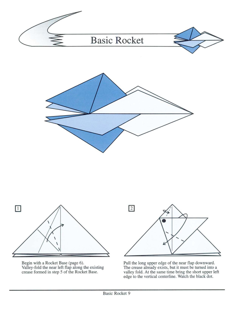 How To Make Origami Rocket Origami Rockets Lew Rozelle Macmillan